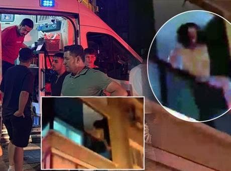 Tartıştığı karısının burnunu ısırıp kopardı! Polis balkondan kurtardı