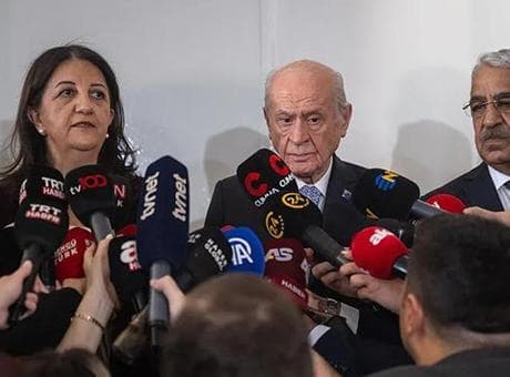 Son dakika... Bahçeli ile DEM Parti Heyeti görüşmesi başladı