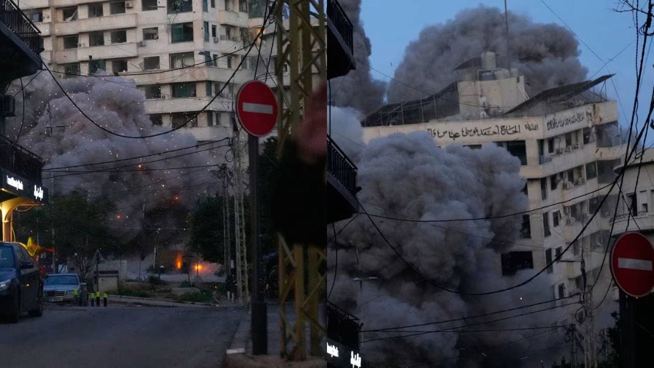 İsrail’den Beyrut’un kalbinde hava saldırısı: Çok katlı bina çöktü