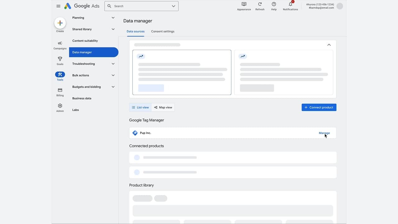 Google Ads, arayüzünde Etiket Yöneticisi kontrollerini ortaya çıkarıyor