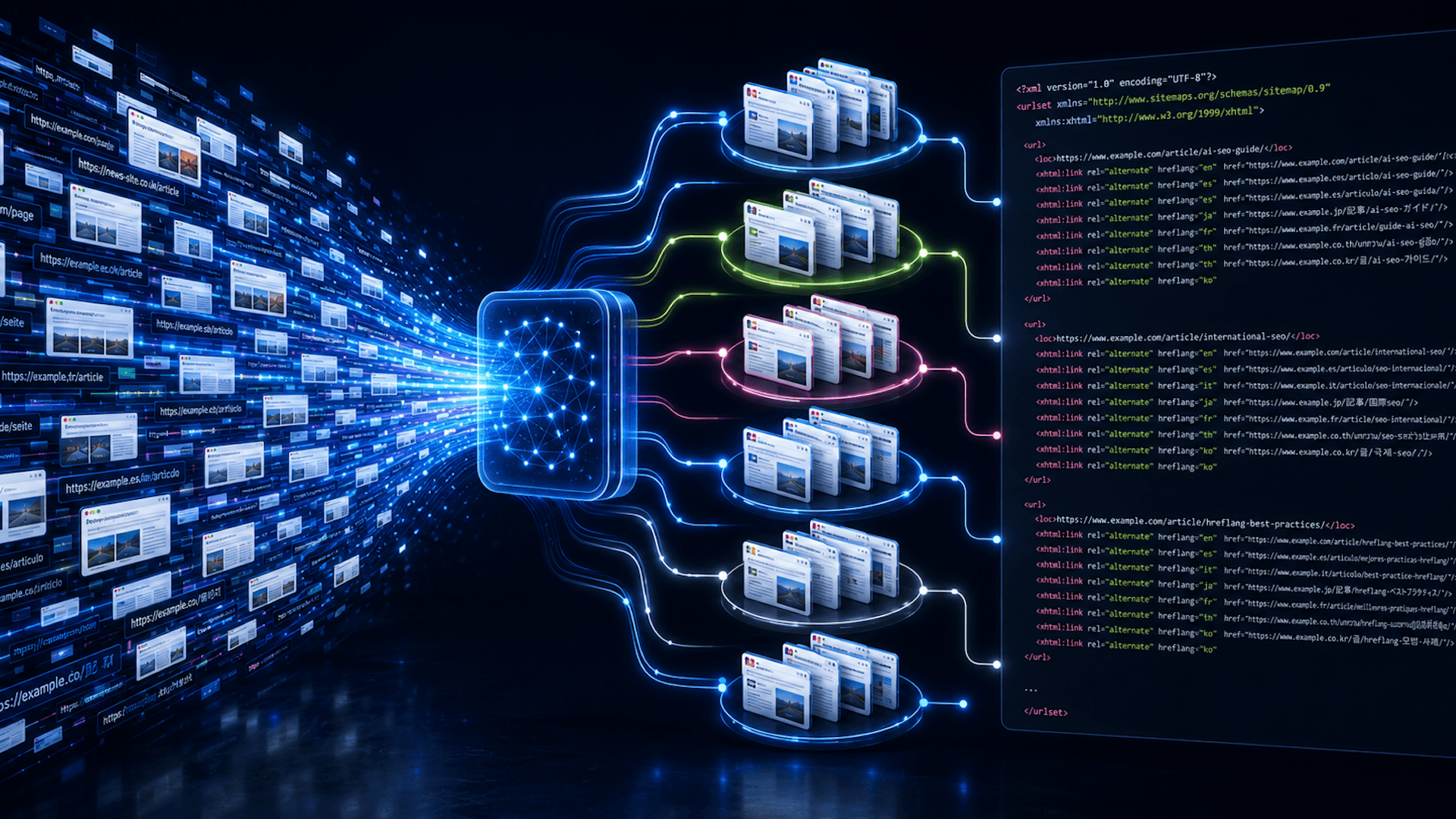 Yapay zeka, geniş ölçekte hreflang XML site haritaları oluşturmaya nasıl yardımcı oldu?