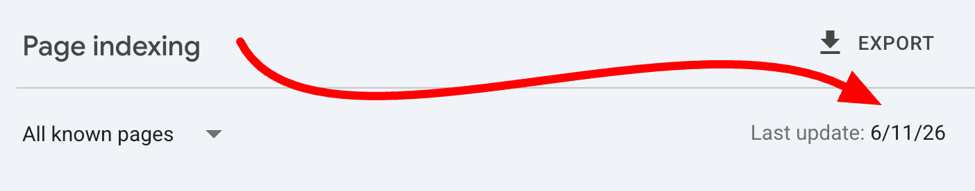 Google Search Console'daki sayfa indeksleme raporu gecikti